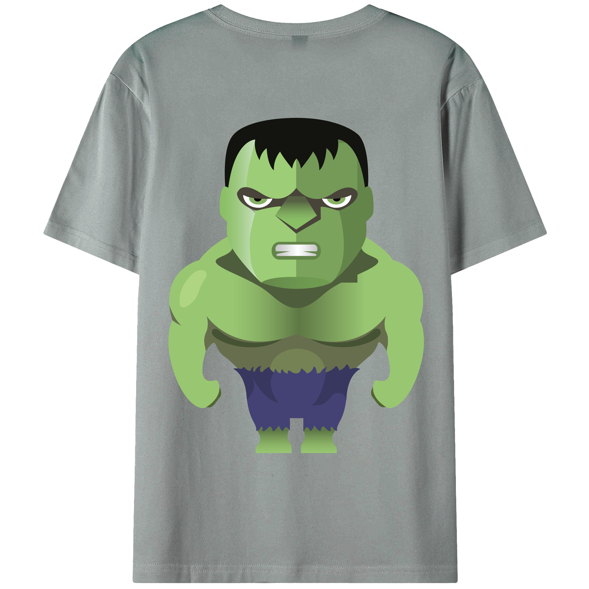 （画像用） アベンジャーズ The Avengers 綿100％ メンズ半袖Tシャツ（バックプリント） 通気性